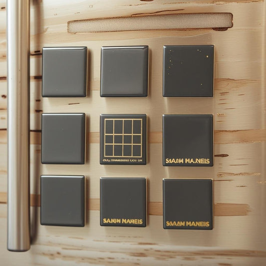 Set of 9 Personalized 2"x2" Magnets – A Personal Touch for the Moments That Matter Most